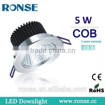 Ronse adjustable recessed round shape led ceiling light(RS-2040(A))