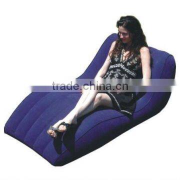 PVC Inflatable Flocked Sofa (Wave)