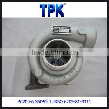 PC200-6 PC210-6 PC230-6 PC220-6 PC200LC-6 Engine Parts S6D95-6 TURBOCHARGER 6209-81-8311 photo-4