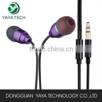 Beautiful Special Design Purple Earphone With Microphone