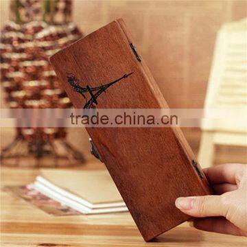 2014 Good Quality Cheap Small Wooden Pencil Box Designs, Fancy Pencil Box For School Student, Luxury wooden multipurpose storage