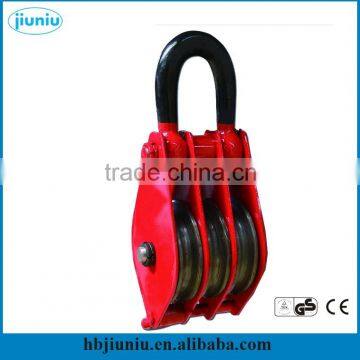 Manual triple pulley block/open block pulley tackle