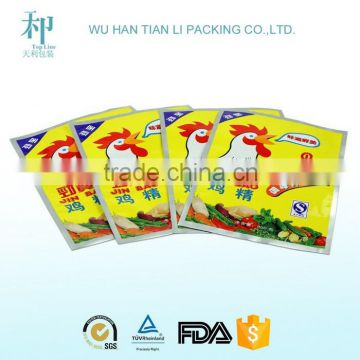 Alibaba China Supplier Custom Printing Spice Packaging Plastic Material Condiment Packets