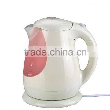 Low Price Fashion Design and Color Changing Plastic Cordless Electric Water Kettle/boiling Milk photo-4