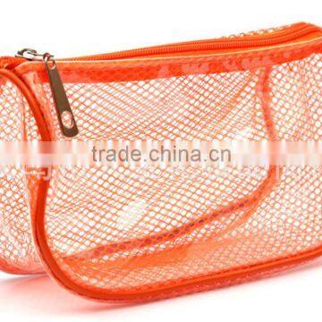 Travel Plaid Washing Bag PVC Transparent Cosmetic Bag With Handle Supplier's Choice photo-3