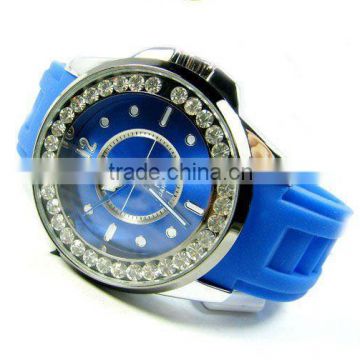 Hot!!! Fashion Watch Silicone with Jewels