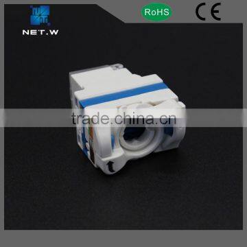 without tool cat6 utp keystone jack, rj45 cat6 wall jack connectors keystone jacks