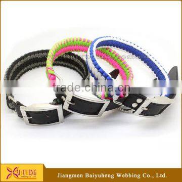 custom dog bark collar private label leather dog collars and leashes