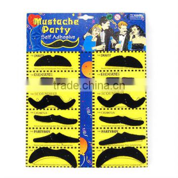 2016 hot sales Mixed Stylish Costume Party Fake Mustache MU003