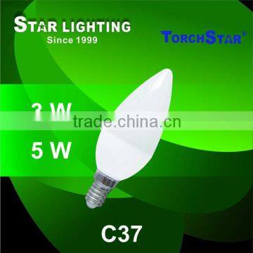 AC160~260V 5W LED candle bulb indoor use