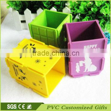 Soft PVC Desk Pencil Box