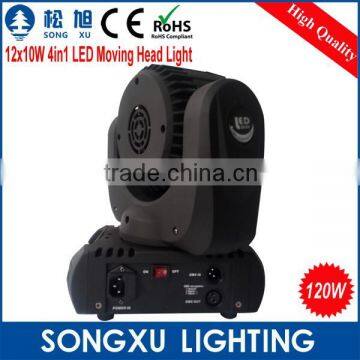 12*10w Moving Beam Head Rgbw 4in1 Performance Led School Stage Lighting for Show Acting photo-4