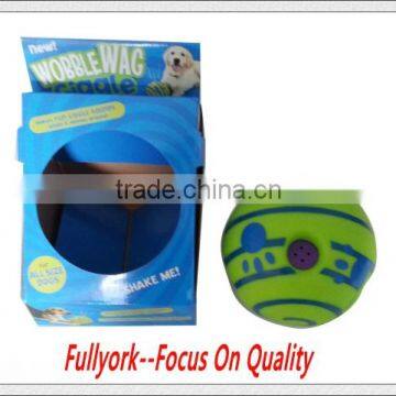 Wobble Wag Giggle Ball As Seen On TV Dog Play Ball Dog Toys With Funny Sounds photo-2