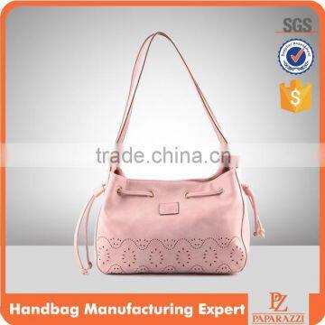 4392-2016 wholesale newst fashion laser design drawstring lady handbag