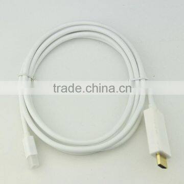 Manufactory Gold Plated Mini dp 1.2 to Hdmi 1.4 Adapter Cable for Gameplayer photo-5