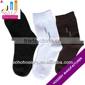 Plain Crew Socks Men Half Calf Socks Business Men Socks