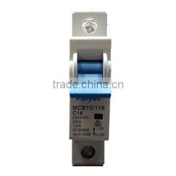 10KA 1 Pole Din Rail Mount MCB