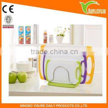 Antibacterial Non Slip Cutting Board PP/TPR cutting board Set Injection Molding New Design Shopping Board
