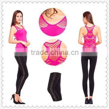 2015 women wholesale camisoles with mesh