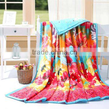 Colourful Design Comfortable Safe Polyester Flannel Blanket,Direct Manufacturer