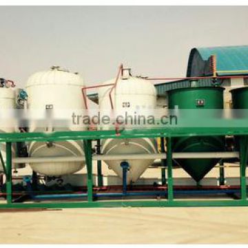 Hutai mini crude sunflower cooking oil refinery machine, mini soya oil refinery plant with CE 0086 13849275334