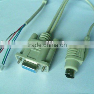 High Quality DB9F to MD6M+HOUSING CABLE