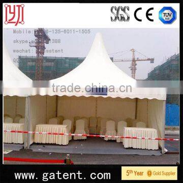 White PVC High Peak Pagoda Tent for Sale