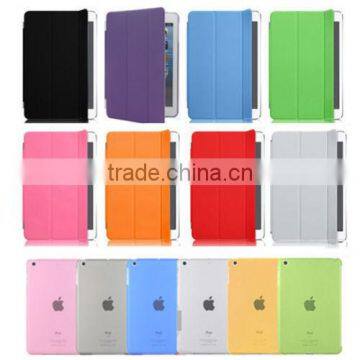 Ultra slim stand Smart Magnetic Leather Case Cover for ipad mini 3 sleep wake