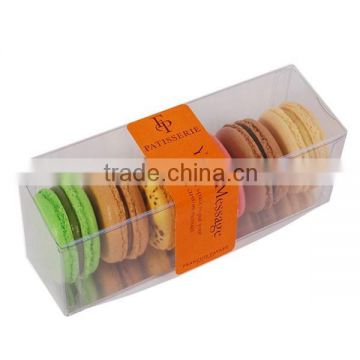 Manufacturer of PET clear macarons box