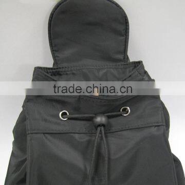 Wholesale Black Polyester Drawstring Backpack photo-4