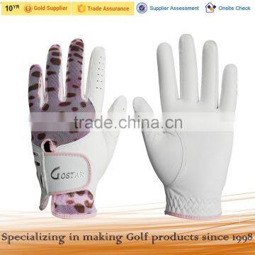 Ladies Cabretta Golf Glove with Mesh