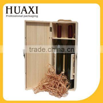 accept custom order two wines packaging box wooden box