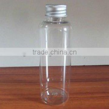 150g clear PET bottle with aluminum screw lid