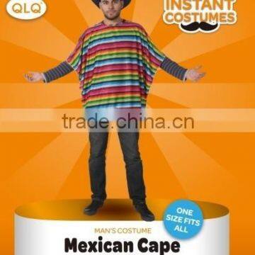 Halloween costume party adult Mexican costume Mexican cape costume party dress