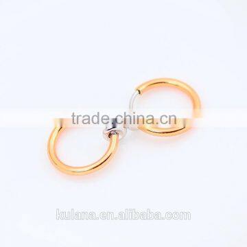 15 mm Wide Crazy Lip Rings Spring Fake Nose Ring Samples photo-3