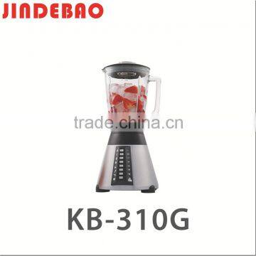 KB-310G 6 speeds stainless steel 600w 2 in 1 1500ml glass jar Blender