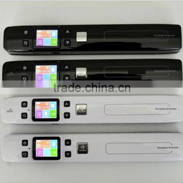 1050Dpi 700mah Rechargeable Battery IScan Mini Handheld Wifi Document Scanner With HD Color Display photo-2
