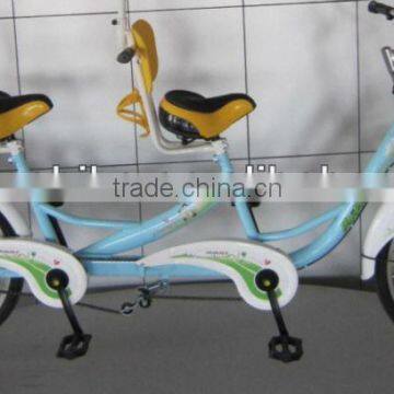 Fashion 26' double seat tandem cruiser beach bike