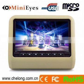 Chelong Cheapest 9" INNOLUX New Digital LCD Screen with HDMI car headrest dvd player monitor