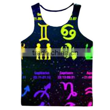 Adult sexy 3d tank top/antibacterial underwear for men and women