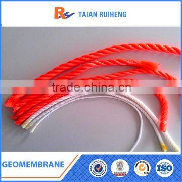 polyester cord/polyester double braided rope