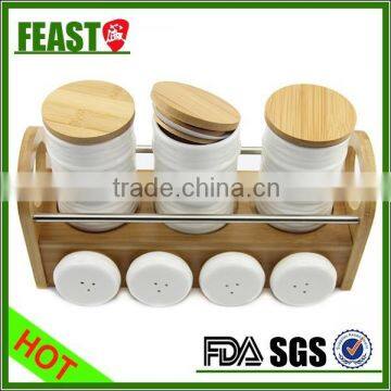 2015 wholesale white spice canister jars HOT SELLING TOP GRADE spice canister jars customized spice canister jars