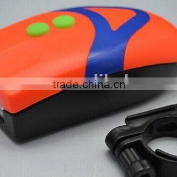 3 Led Bicycle Headlights Bicycle Horn Multifunctional Bike Lights With a Trumpet photo-2