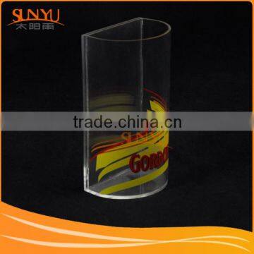 Plexiglass Products Clear Acrylic Wine Box With Logo