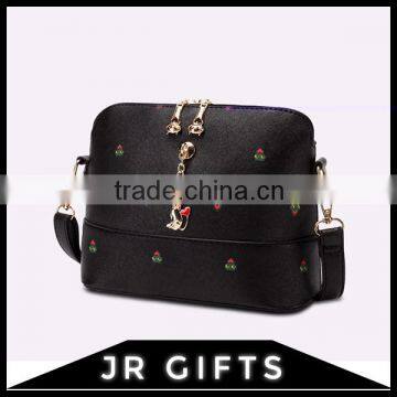 Wholesale Black PU Printed Shoulder Bag
