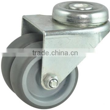 furniture caster Twin-wheel TPR Caster