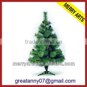 20cm small inflatable mini crystal green artificial christmas tree indoor decoration