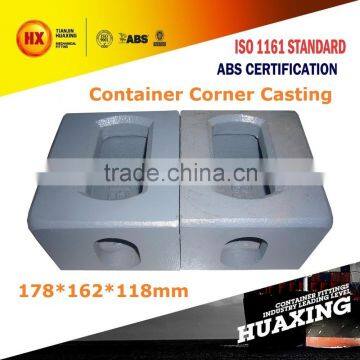 Container Corner Casting ISO 1161 Fitting Parts Painted Standard Shipping Cargo