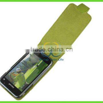 Green series of wallet leather case for samsung galaxy s2 i9100