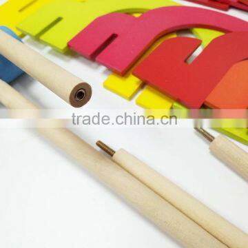 Indoor/outdoor Kids Sport Wooden Toy/2 Player Ring Toss Game/croquet Set photo-4